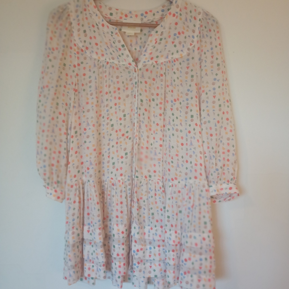 Anthropologie Maeve Peplum blouse Size XS